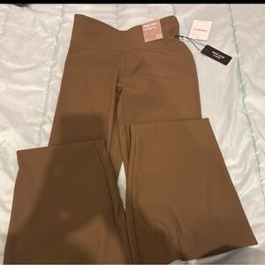 Brown High-Waist Leggings